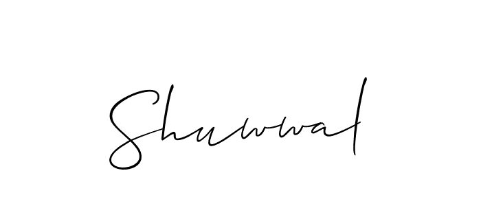 if you are searching for the best signature style for your name Shuwwal. so please give up your signature search. here we have designed multiple signature styles  using Allison_Script. Shuwwal signature style 2 images and pictures png