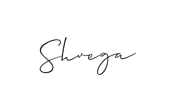 How to make Shvega name signature. Use Allison_Script style for creating short signs online. This is the latest handwritten sign. Shvega signature style 2 images and pictures png