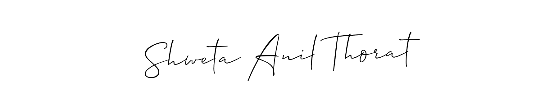 Similarly Allison_Script is the best handwritten signature design. Signature creator online .You can use it as an online autograph creator for name Shweta Anil Thorat. Shweta Anil Thorat signature style 2 images and pictures png