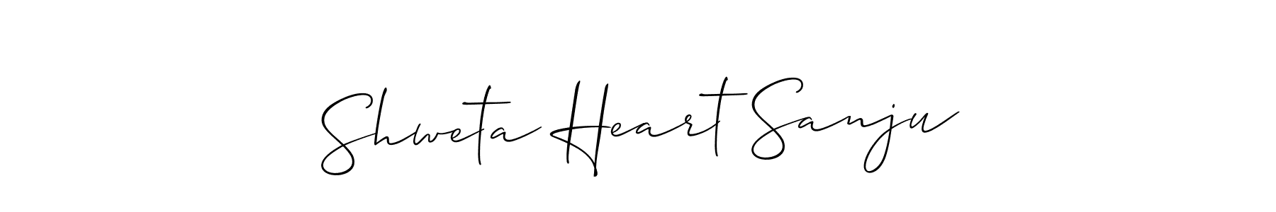 Here are the top 10 professional signature styles for the name Shweta Heart Sanju. These are the best autograph styles you can use for your name. Shweta Heart Sanju signature style 2 images and pictures png