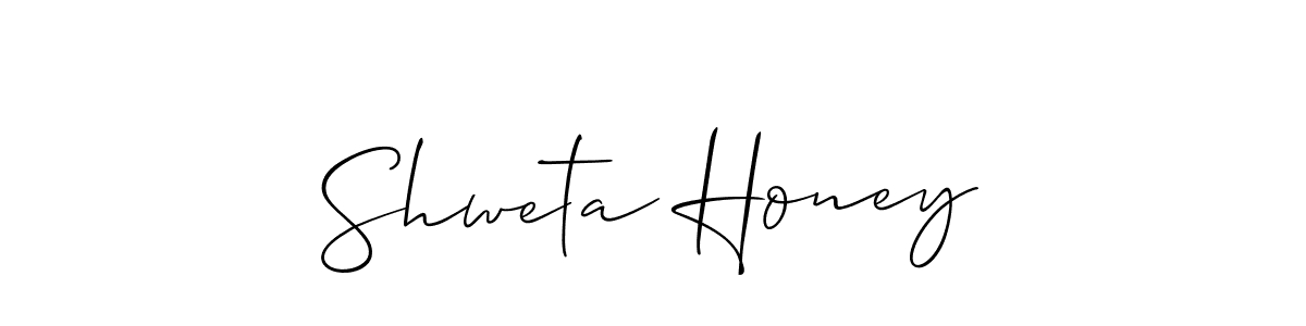 if you are searching for the best signature style for your name Shweta Honey. so please give up your signature search. here we have designed multiple signature styles  using Allison_Script. Shweta Honey signature style 2 images and pictures png