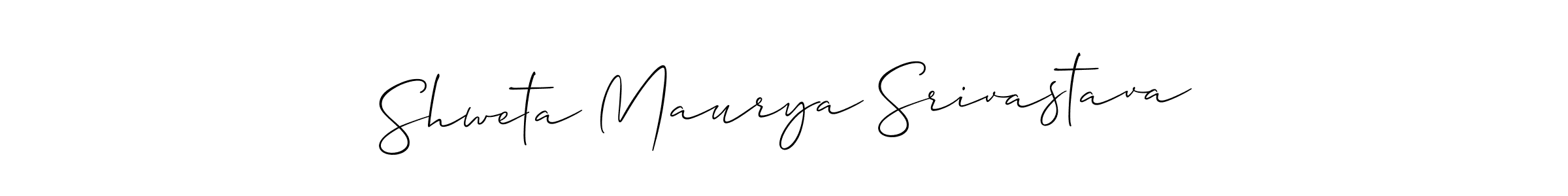 This is the best signature style for the Shweta Maurya Srivastava name. Also you like these signature font (Allison_Script). Mix name signature. Shweta Maurya Srivastava signature style 2 images and pictures png