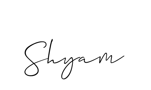 How to Draw Shyam signature style? Allison_Script is a latest design signature styles for name Shyam. Shyam signature style 2 images and pictures png