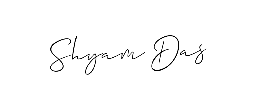 Also You can easily find your signature by using the search form. We will create Shyam Das name handwritten signature images for you free of cost using Allison_Script sign style. Shyam Das signature style 2 images and pictures png