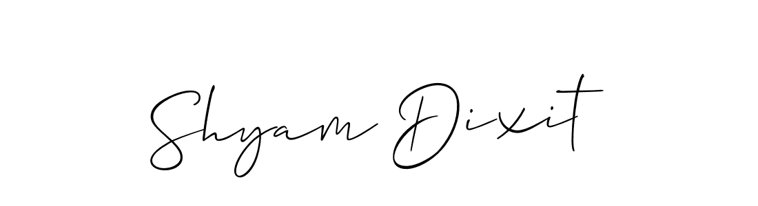 This is the best signature style for the Shyam Dixit name. Also you like these signature font (Allison_Script). Mix name signature. Shyam Dixit signature style 2 images and pictures png