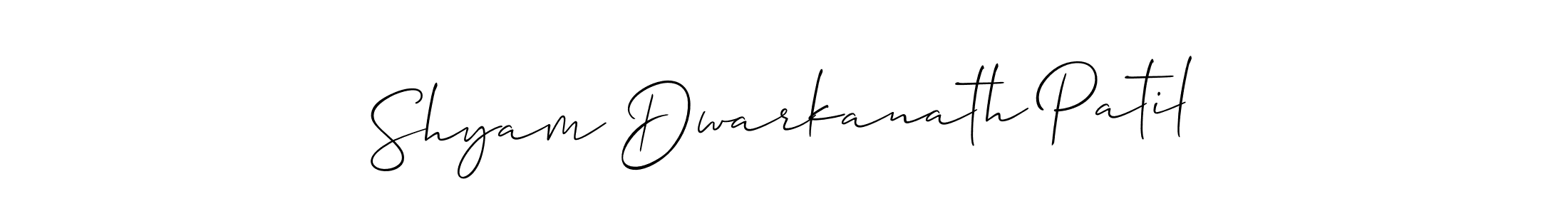 Design your own signature with our free online signature maker. With this signature software, you can create a handwritten (Allison_Script) signature for name Shyam Dwarkanath Patil. Shyam Dwarkanath Patil signature style 2 images and pictures png