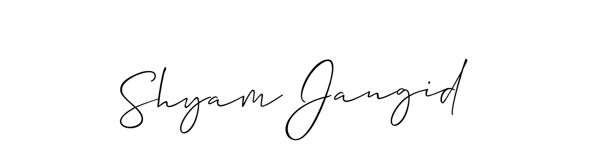 Once you've used our free online signature maker to create your best signature Allison_Script style, it's time to enjoy all of the benefits that Shyam Jangid name signing documents. Shyam Jangid signature style 2 images and pictures png