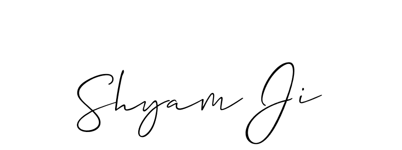 You can use this online signature creator to create a handwritten signature for the name Shyam Ji. This is the best online autograph maker. Shyam Ji signature style 2 images and pictures png