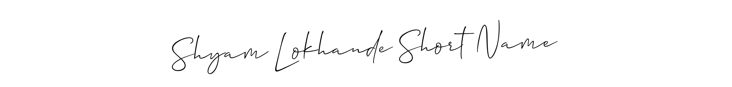 Best and Professional Signature Style for Shyam Lokhande Short Name. Allison_Script Best Signature Style Collection. Shyam Lokhande Short Name signature style 2 images and pictures png