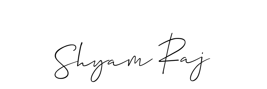 You should practise on your own different ways (Allison_Script) to write your name (Shyam Raj) in signature. don't let someone else do it for you. Shyam Raj signature style 2 images and pictures png