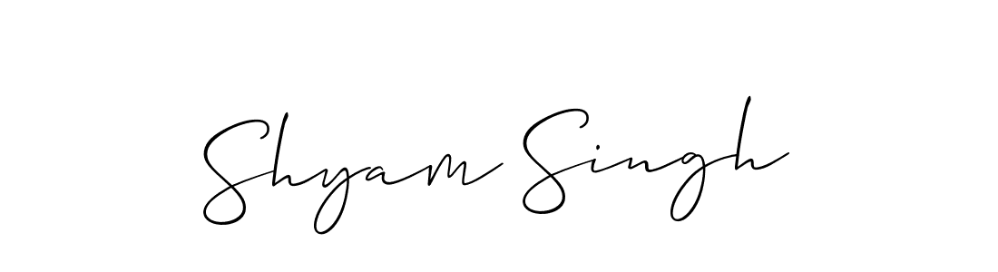 You should practise on your own different ways (Allison_Script) to write your name (Shyam Singh) in signature. don't let someone else do it for you. Shyam Singh signature style 2 images and pictures png