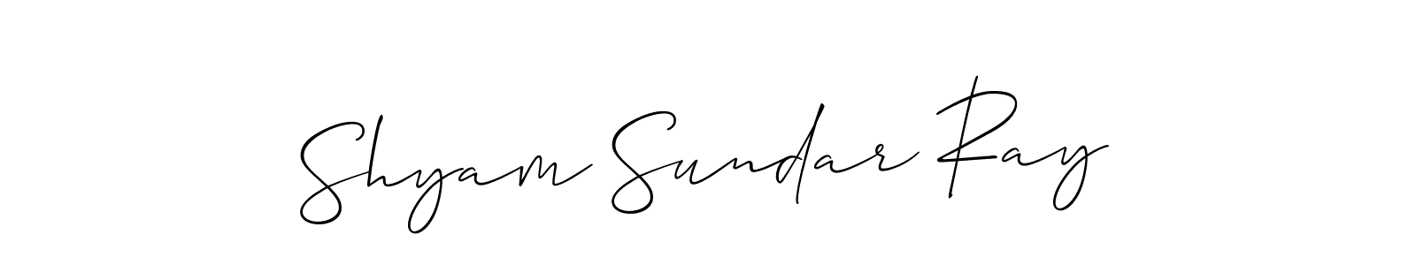 Make a beautiful signature design for name Shyam Sundar Ray. Use this online signature maker to create a handwritten signature for free. Shyam Sundar Ray signature style 2 images and pictures png