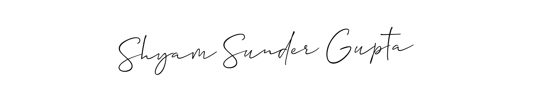 Check out images of Autograph of Shyam Sunder Gupta name. Actor Shyam Sunder Gupta Signature Style. Allison_Script is a professional sign style online. Shyam Sunder Gupta signature style 2 images and pictures png