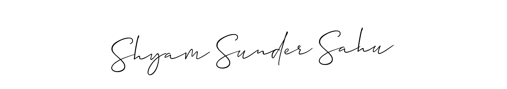 Check out images of Autograph of Shyam Sunder Sahu name. Actor Shyam Sunder Sahu Signature Style. Allison_Script is a professional sign style online. Shyam Sunder Sahu signature style 2 images and pictures png