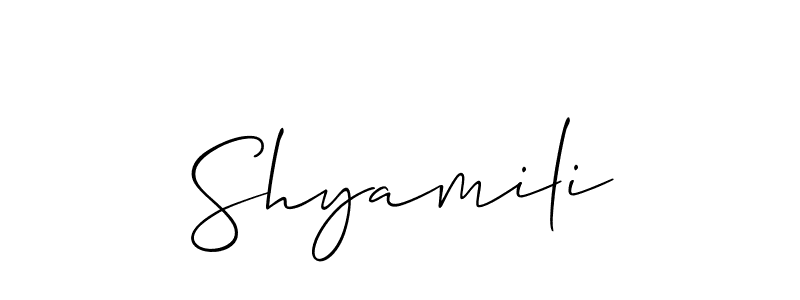 Here are the top 10 professional signature styles for the name Shyamili. These are the best autograph styles you can use for your name. Shyamili signature style 2 images and pictures png