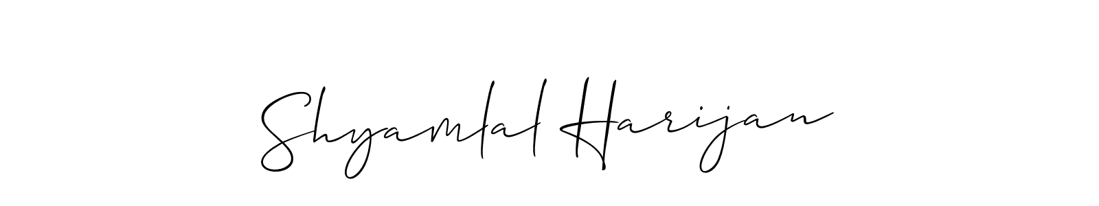 Once you've used our free online signature maker to create your best signature Allison_Script style, it's time to enjoy all of the benefits that Shyamlal Harijan name signing documents. Shyamlal Harijan signature style 2 images and pictures png