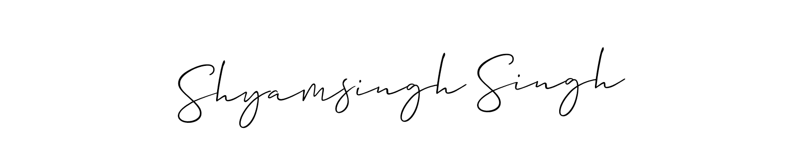 See photos of Shyamsingh Singh official signature by Spectra . Check more albums & portfolios. Read reviews & check more about Allison_Script font. Shyamsingh Singh signature style 2 images and pictures png
