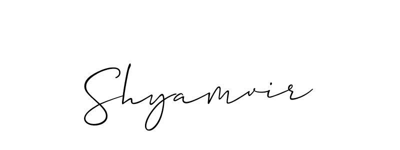 Here are the top 10 professional signature styles for the name Shyamvir. These are the best autograph styles you can use for your name. Shyamvir signature style 2 images and pictures png