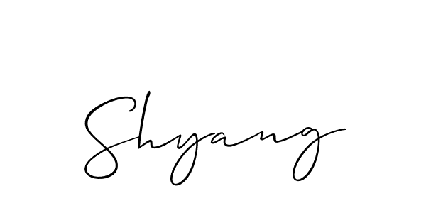 See photos of Shyang official signature by Spectra . Check more albums & portfolios. Read reviews & check more about Allison_Script font. Shyang signature style 2 images and pictures png