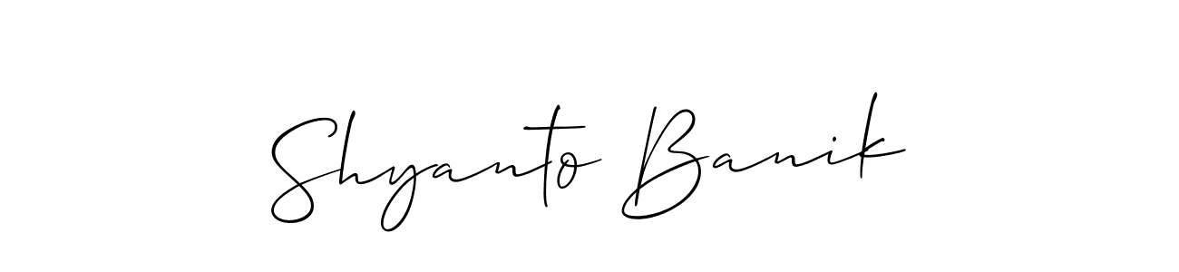 Once you've used our free online signature maker to create your best signature Allison_Script style, it's time to enjoy all of the benefits that Shyanto Banik name signing documents. Shyanto Banik signature style 2 images and pictures png