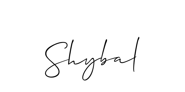 Shybal stylish signature style. Best Handwritten Sign (Allison_Script) for my name. Handwritten Signature Collection Ideas for my name Shybal. Shybal signature style 2 images and pictures png