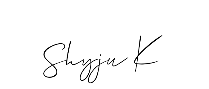 Shyju K stylish signature style. Best Handwritten Sign (Allison_Script) for my name. Handwritten Signature Collection Ideas for my name Shyju K. Shyju K signature style 2 images and pictures png