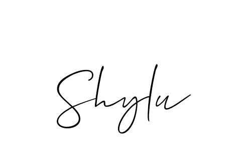 How to Draw Shylu signature style? Allison_Script is a latest design signature styles for name Shylu. Shylu signature style 2 images and pictures png