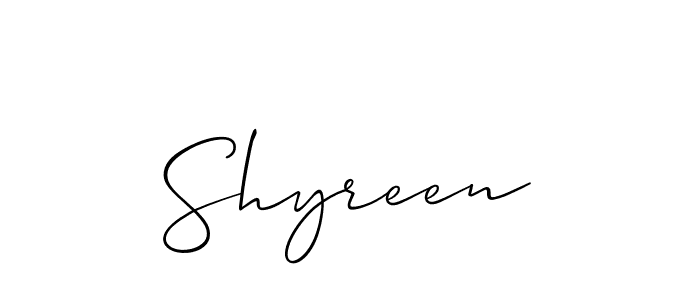 How to Draw Shyreen signature style? Allison_Script is a latest design signature styles for name Shyreen. Shyreen signature style 2 images and pictures png
