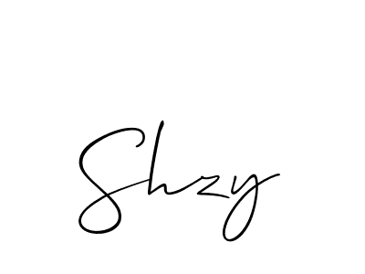 Make a short Shzy signature style. Manage your documents anywhere anytime using Allison_Script. Create and add eSignatures, submit forms, share and send files easily. Shzy signature style 2 images and pictures png