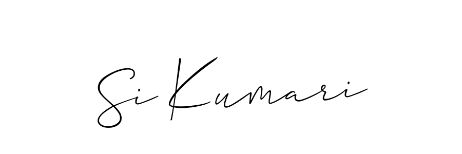 Also we have Si Kumari name is the best signature style. Create professional handwritten signature collection using Allison_Script autograph style. Si Kumari signature style 2 images and pictures png