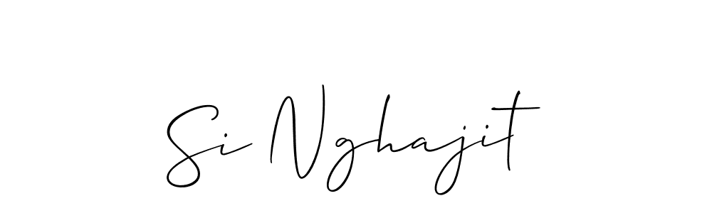 Once you've used our free online signature maker to create your best signature Allison_Script style, it's time to enjoy all of the benefits that Si Nghajit name signing documents. Si Nghajit signature style 2 images and pictures png