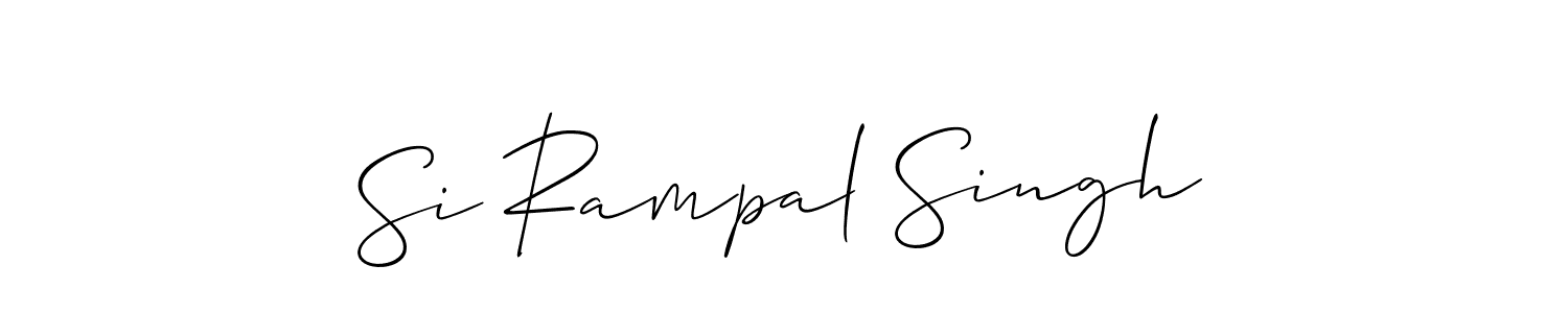 Also we have Si Rampal Singh name is the best signature style. Create professional handwritten signature collection using Allison_Script autograph style. Si Rampal Singh signature style 2 images and pictures png