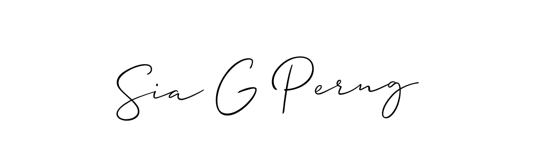 Check out images of Autograph of Sia G Perng name. Actor Sia G Perng Signature Style. Allison_Script is a professional sign style online. Sia G Perng signature style 2 images and pictures png