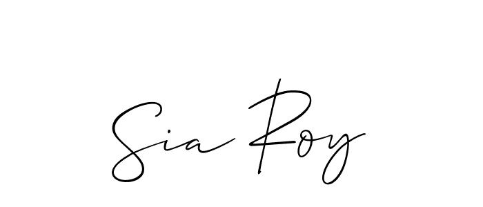 You can use this online signature creator to create a handwritten signature for the name Sia Roy. This is the best online autograph maker. Sia Roy signature style 2 images and pictures png