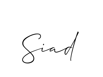 Make a beautiful signature design for name Siad. Use this online signature maker to create a handwritten signature for free. Siad signature style 2 images and pictures png