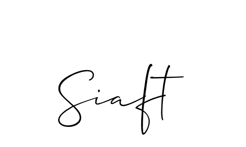 Here are the top 10 professional signature styles for the name Siaft. These are the best autograph styles you can use for your name. Siaft signature style 2 images and pictures png