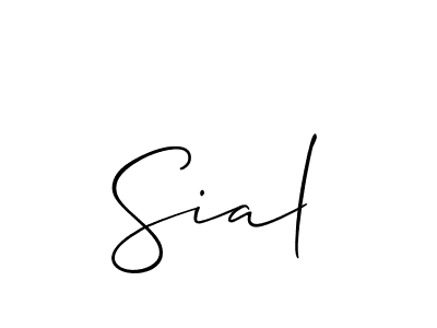 if you are searching for the best signature style for your name Sial. so please give up your signature search. here we have designed multiple signature styles  using Allison_Script. Sial signature style 2 images and pictures png