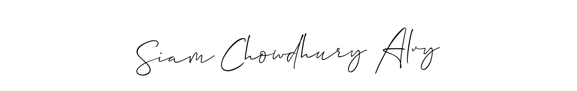 Make a beautiful signature design for name Siam Chowdhury Alvy. Use this online signature maker to create a handwritten signature for free. Siam Chowdhury Alvy signature style 2 images and pictures png
