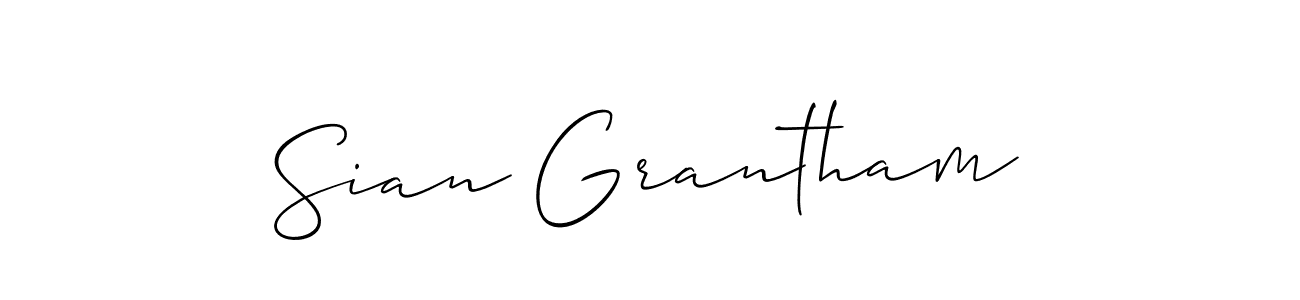 Similarly Allison_Script is the best handwritten signature design. Signature creator online .You can use it as an online autograph creator for name Sian Grantham. Sian Grantham signature style 2 images and pictures png