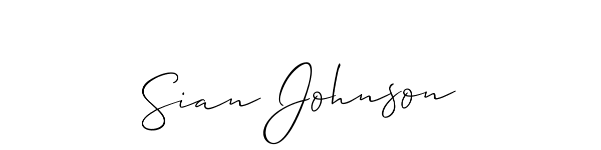 Here are the top 10 professional signature styles for the name Sian Johnson. These are the best autograph styles you can use for your name. Sian Johnson signature style 2 images and pictures png