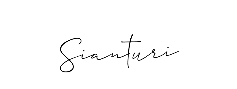 Similarly Allison_Script is the best handwritten signature design. Signature creator online .You can use it as an online autograph creator for name Sianturi. Sianturi signature style 2 images and pictures png