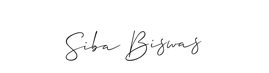 Make a short Siba Biswas signature style. Manage your documents anywhere anytime using Allison_Script. Create and add eSignatures, submit forms, share and send files easily. Siba Biswas signature style 2 images and pictures png