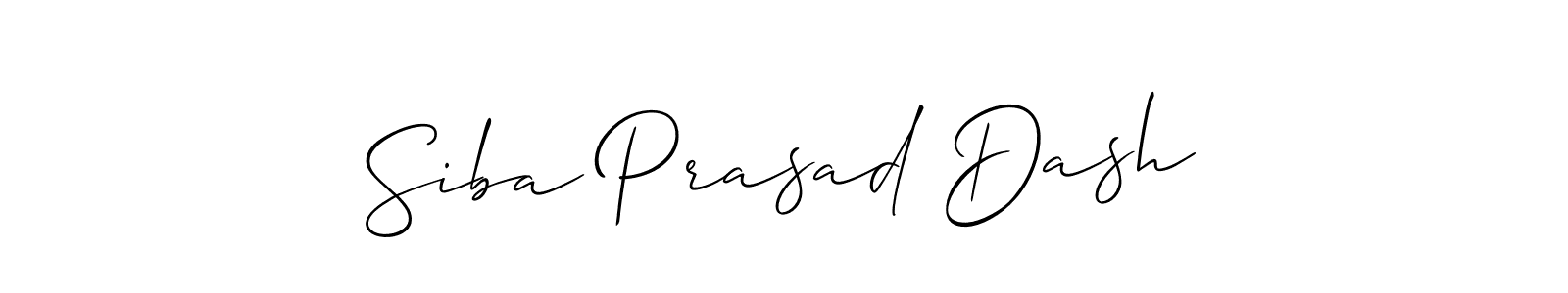 if you are searching for the best signature style for your name Siba Prasad Dash. so please give up your signature search. here we have designed multiple signature styles  using Allison_Script. Siba Prasad Dash signature style 2 images and pictures png