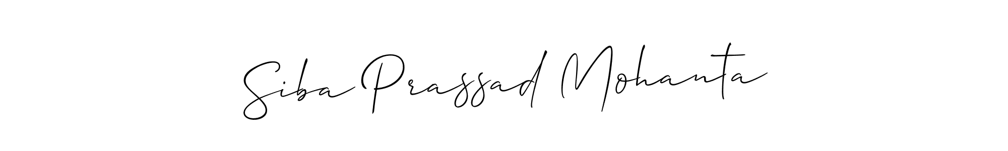 Similarly Allison_Script is the best handwritten signature design. Signature creator online .You can use it as an online autograph creator for name Siba Prassad Mohanta. Siba Prassad Mohanta signature style 2 images and pictures png