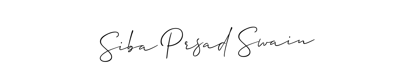 How to Draw Siba Prsad Swain signature style? Allison_Script is a latest design signature styles for name Siba Prsad Swain. Siba Prsad Swain signature style 2 images and pictures png