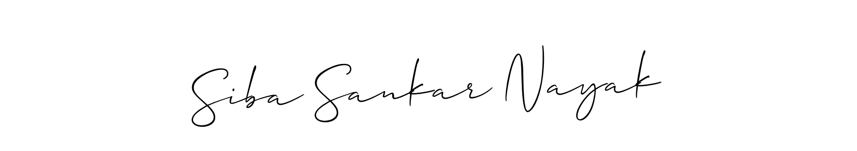 It looks lik you need a new signature style for name Siba Sankar Nayak. Design unique handwritten (Allison_Script) signature with our free signature maker in just a few clicks. Siba Sankar Nayak signature style 2 images and pictures png