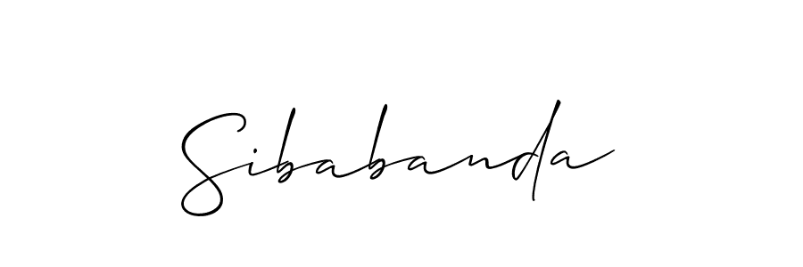 Best and Professional Signature Style for Sibabanda. Allison_Script Best Signature Style Collection. Sibabanda signature style 2 images and pictures png