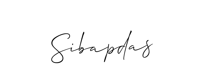 Once you've used our free online signature maker to create your best signature Allison_Script style, it's time to enjoy all of the benefits that Sibapdas name signing documents. Sibapdas signature style 2 images and pictures png