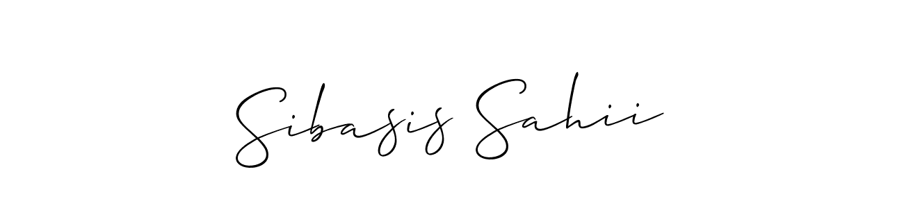 Make a beautiful signature design for name Sibasis Sahii. Use this online signature maker to create a handwritten signature for free. Sibasis Sahii signature style 2 images and pictures png