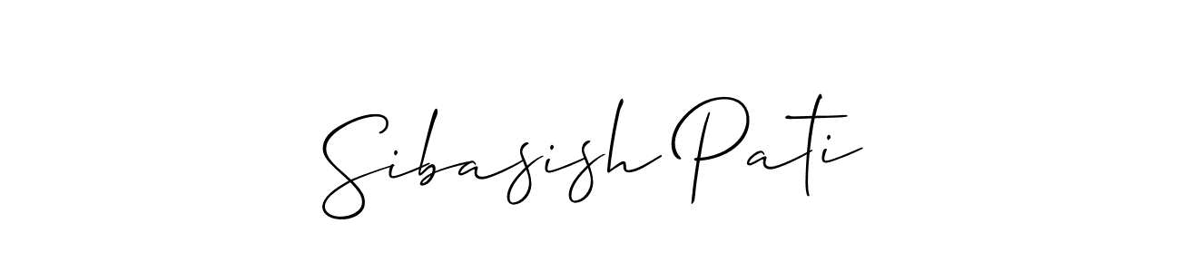 Also You can easily find your signature by using the search form. We will create Sibasish Pati name handwritten signature images for you free of cost using Allison_Script sign style. Sibasish Pati signature style 2 images and pictures png